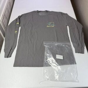 New Travis Scott Astroworld Europe 2019 Tour LS Tee Grey Size M Stop Look Listen